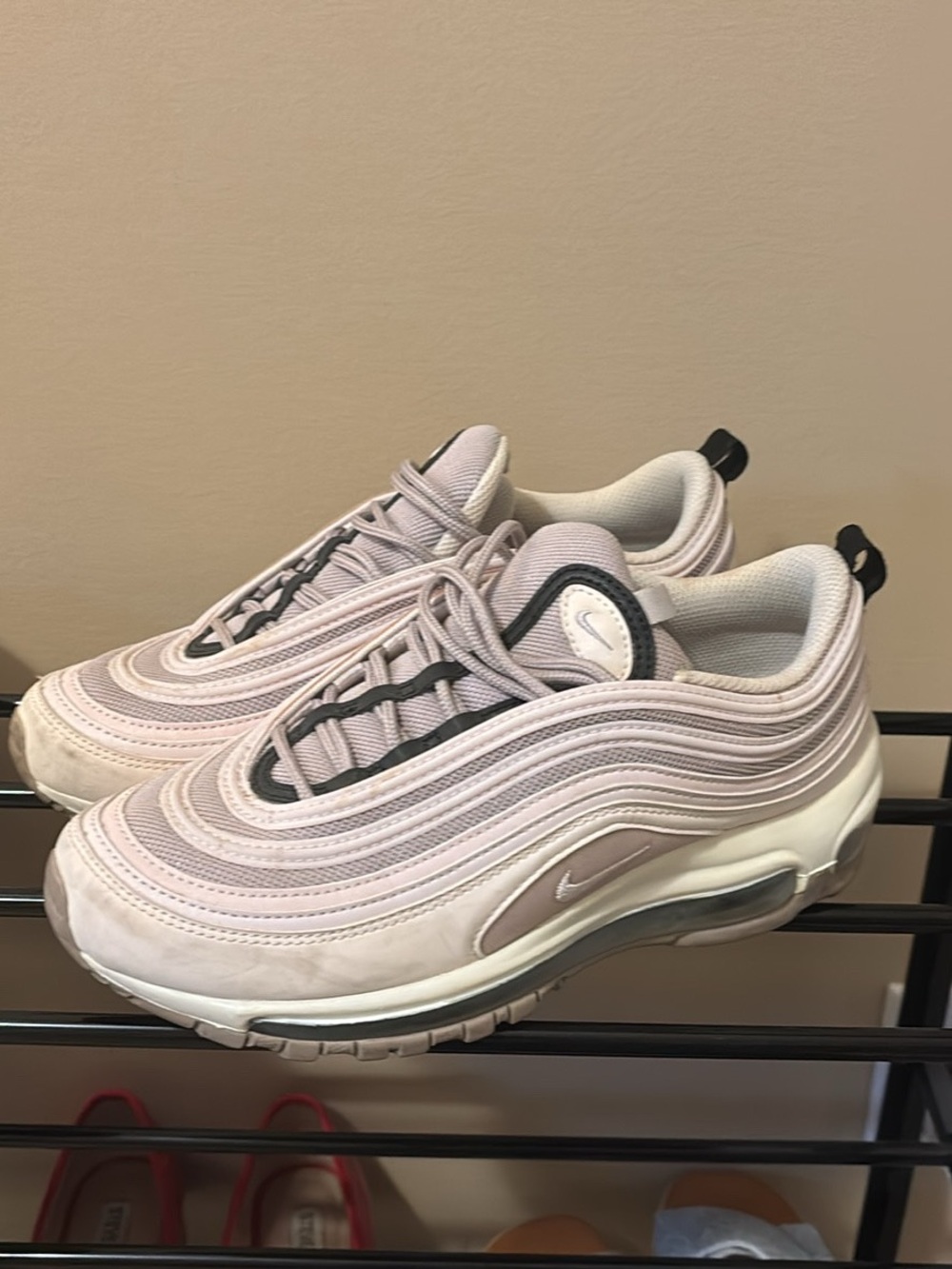 Nike Women's Air Max 97 Sneakers in Light Purple and White